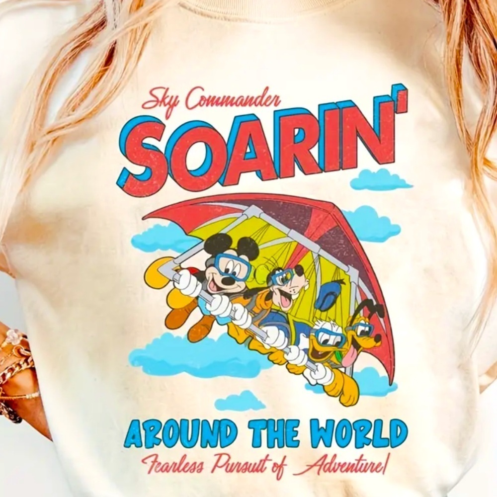 Women’s Disney Epcot Inspired SOARIN’ Short Sleeve T Shirt - Size XL - NWOT